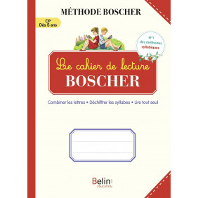 Le cahier de lecture Boscher CP - Grand Format - Dès 5 ans