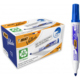 Bic velleda 1701 ecolutions marqueurs pour tableau blanc effaçables à sec à pointe - Vendu à l'unité