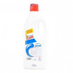 SUPER CLEAN - Eau de javel 8° 1L