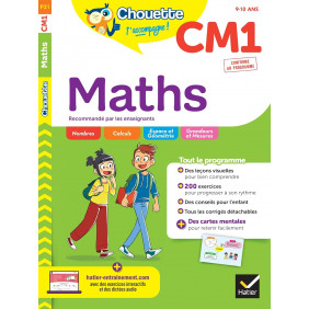 Maths CM1 - Dès 9 ans - Grand Format