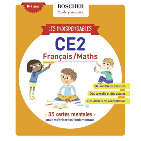Les indispensables CE2 Français/Maths - Grand Format - De 8 à 9 ans