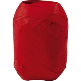 Clairefontaine 613196C - Ruban bolduc pour emballage cadeau - Couleur : Rouge - Emballage cadeau