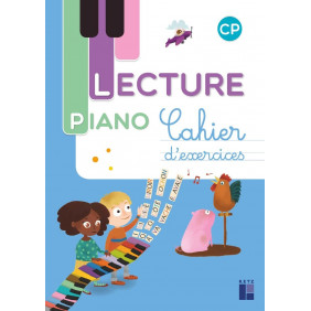 Lecture piano CP - Cahier d'exercices - Grand Format