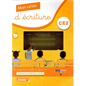 Mon cahier d'Ecriture CE2 - Editions FABS