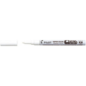 Pilot Super Color - Marqueur permanent - pointe fine - blanc
