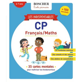 Les indispensables cp français/maths - 6 à 7 ans - Grand Format