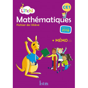 Mathématiques CE1 Litchi - Fichier élève Edition 2019 - Grand Format