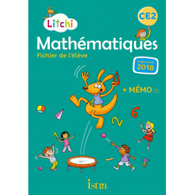 Mathématiques CE2 Litchi - Fichier de l'élève + mémo Edition 2020 - Grand Format