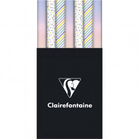 Clairefontaine Papier cadeau "Basique 2", en présentoir (211934C)