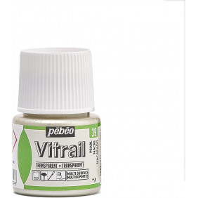 Peinture sur verre base solvant - 45 Ml - Vitrail nacré