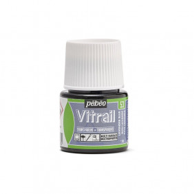 Peinture sur verre base solvant- 45 Ml - Vitrail bleu lavande