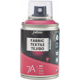 Peinture spray tissu - 100 ml- 7A spray rose