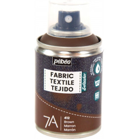 Peinture spray tissu - 100 ml - 7A spray marron
