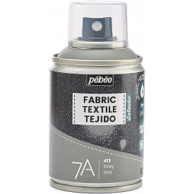 Peinture spray tissu - 100ml - 7A spray gris clair