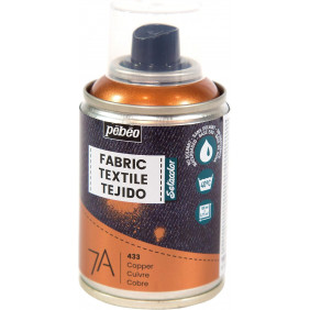 Peinture spray tissu - 100 ml - 7A spray cuivre
