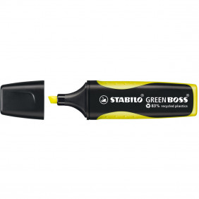 Marker green boss pointe biseau 2-5 mm jaune