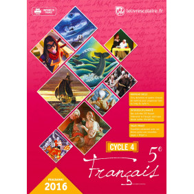 Français 5e : Manuel élève - Edition 2016 - Grand Format