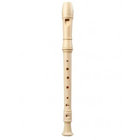 Flûte à bec - Soprano, Doigté baroque, Blanc 8 trous