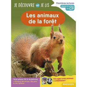 Les animaux de la forêt - Premières lectures, début et milieu de CP - Grand Format