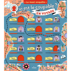 Qui est le coupable en voyage ? - La maxi-enquête - Album - Dès 7 ans