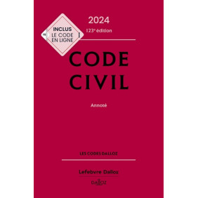 Code civil annoté - Grand Format Edition 2024