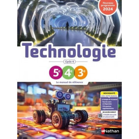 Technologie Cycle 4 - Manuel élève - Grand Format Edition 2024